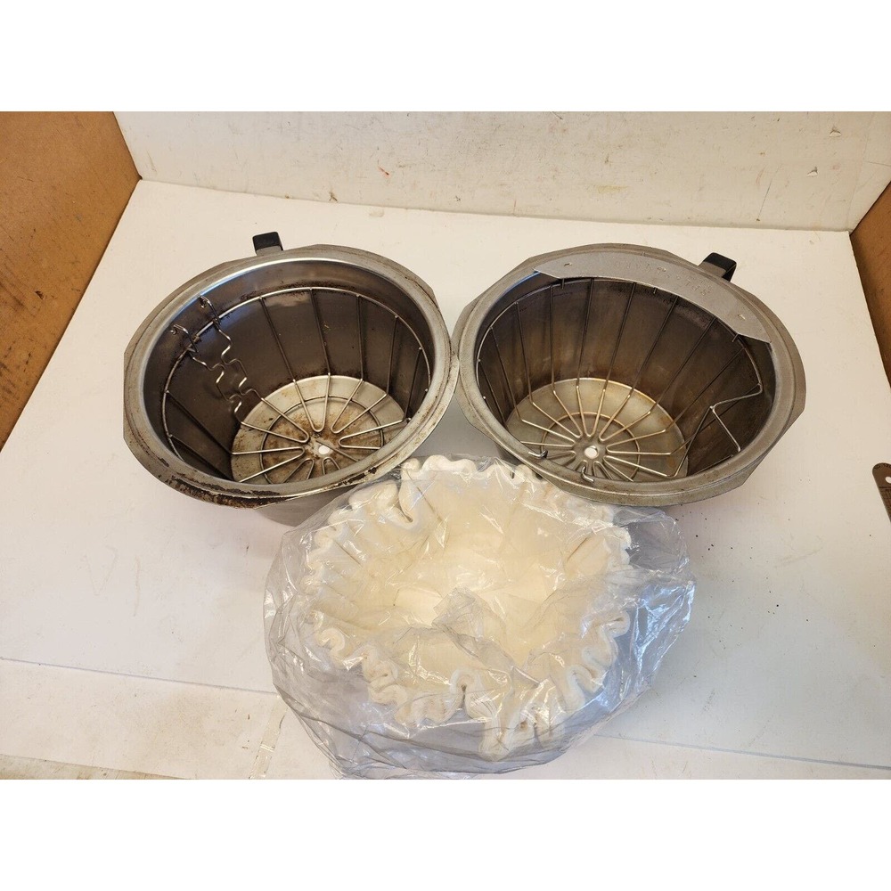 Lot 2 Fetco Grindmaster ABB1.5SS Stainless Steel Brewing Funnel Free Shipping